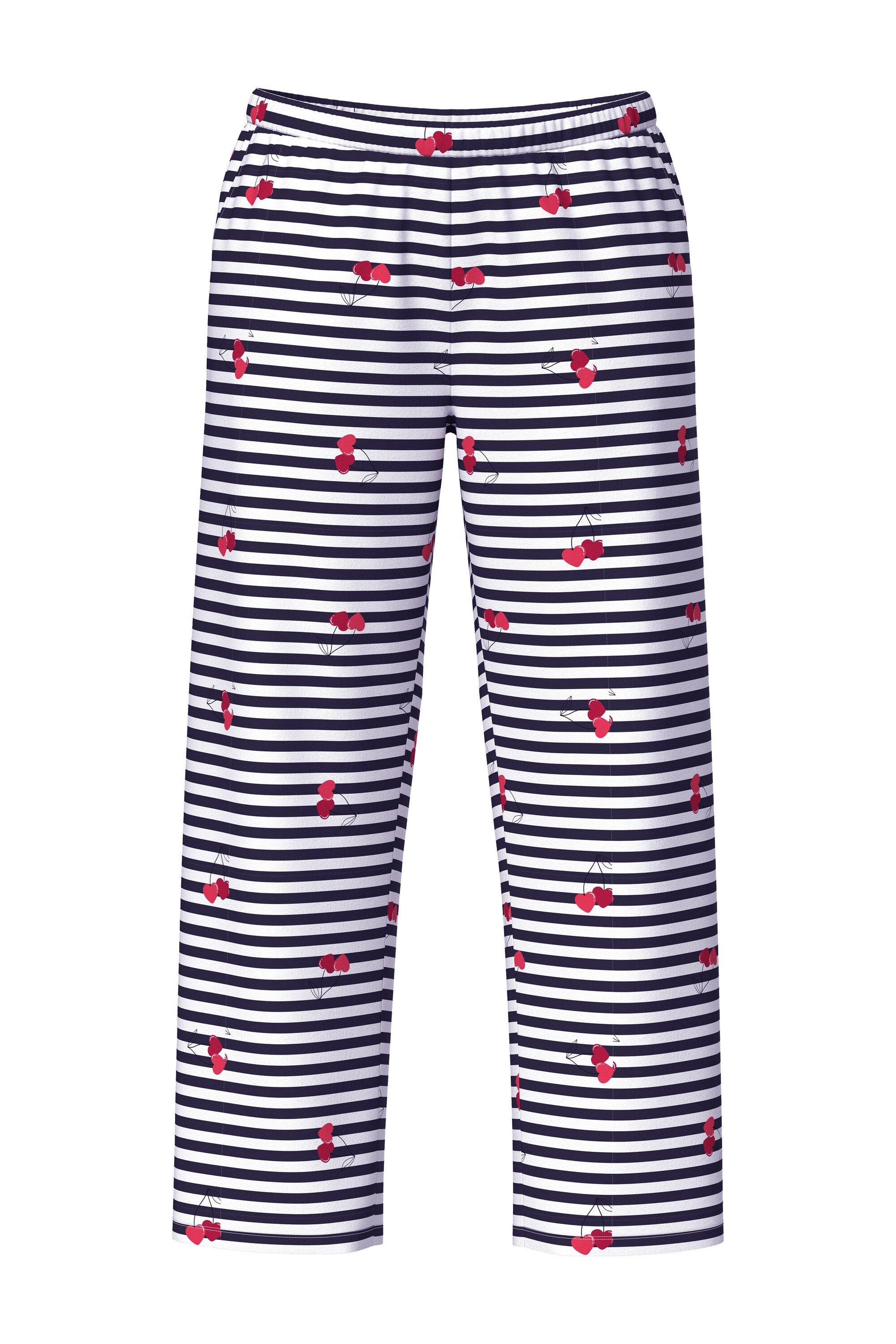 Ulla Popken Pyjama Pyjamahose uni / günstig online kaufen