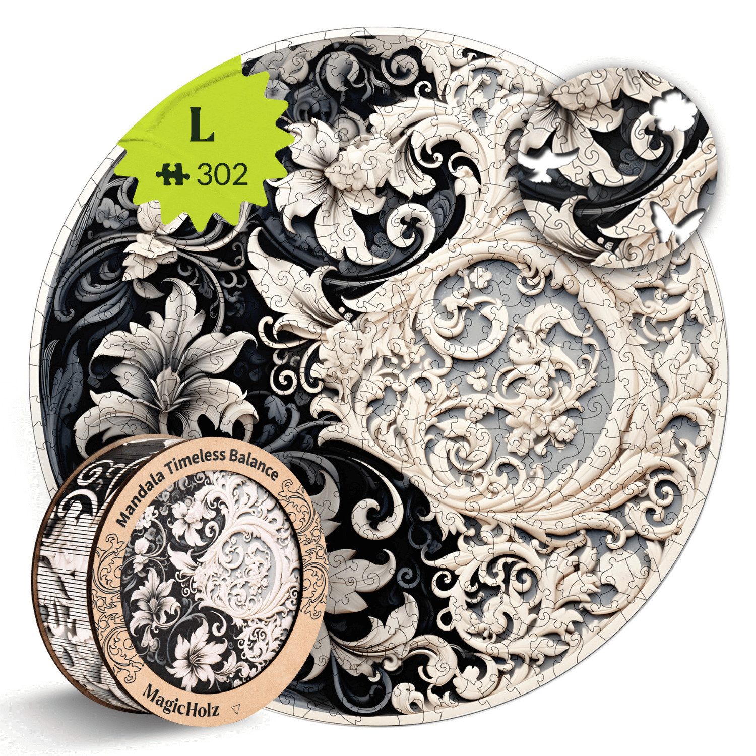 MagicHolz Puzzle MagicHolz Zeitlose Ausgewogenheit Mandala günstig online kaufen