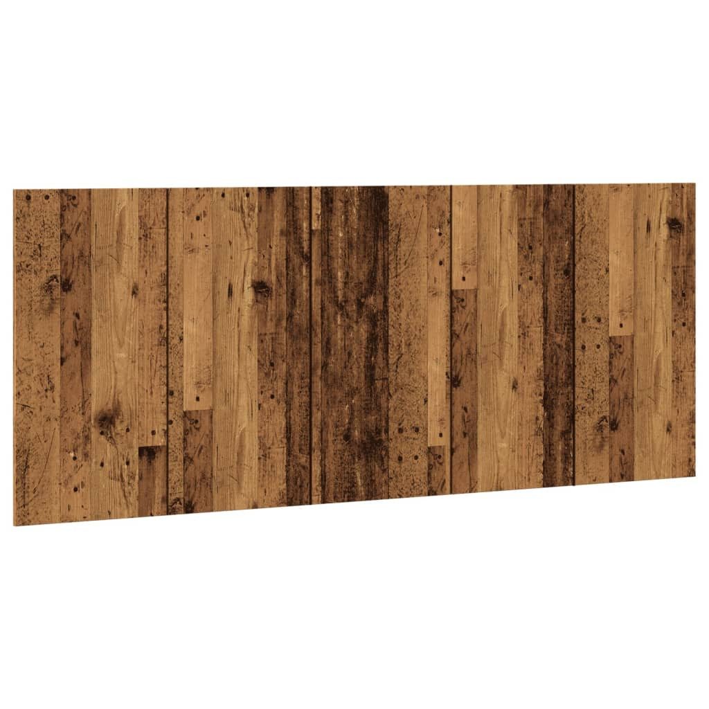 vidaXL Bett Kopfteil Altholz-Optik 200x1,5x80 cm Holzwerkstoff (1-tlg)