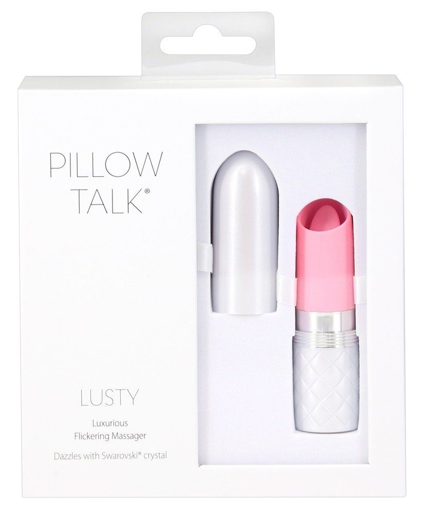 Talk Talk Mini-Vibrator Lusty Pink Pillow Pillow