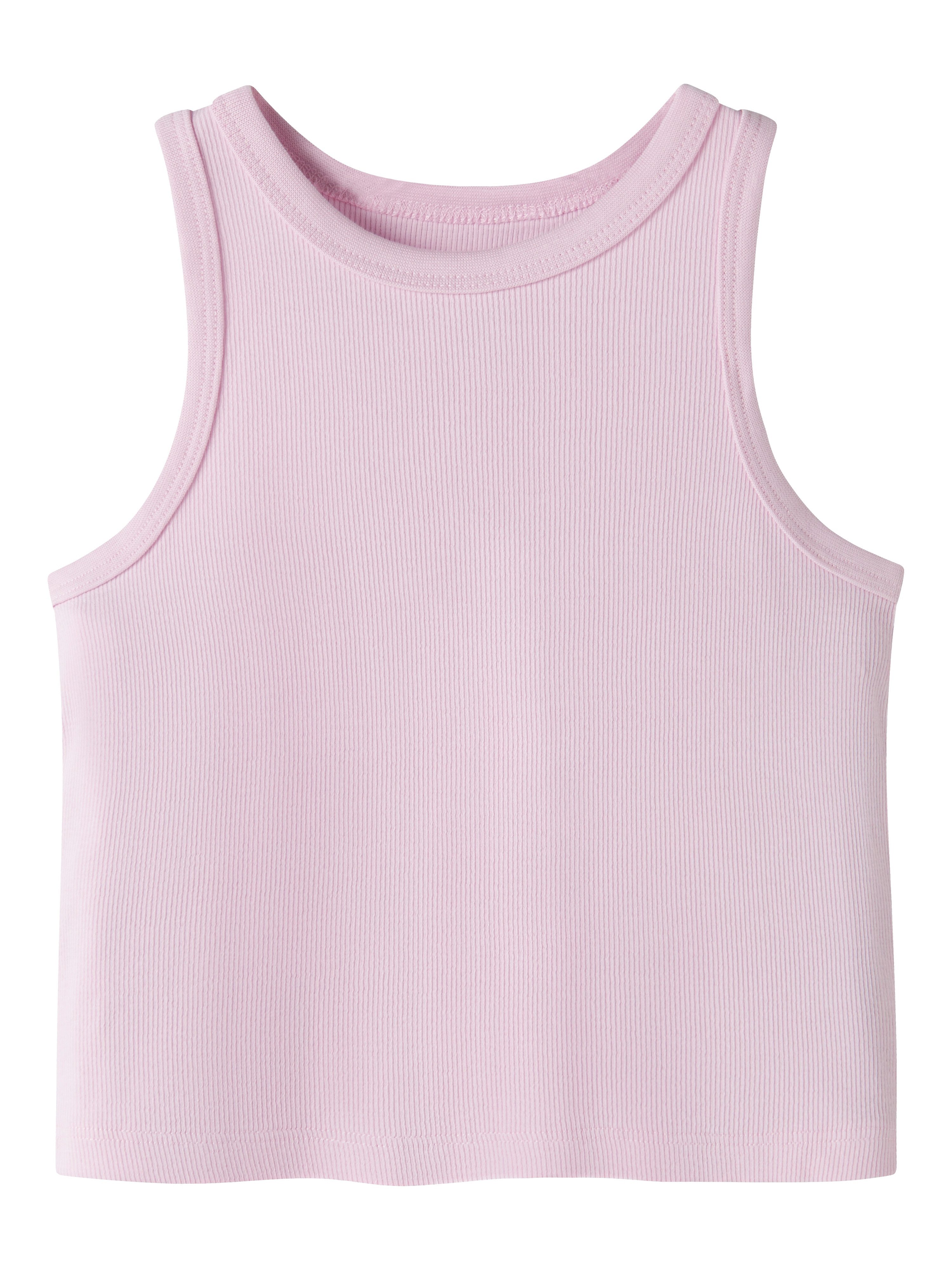 Name It Tanktop NKFNAKAL SL SHORT TOP NOOS Baumwollmischung, verkürzte Form, Jersey Rippware