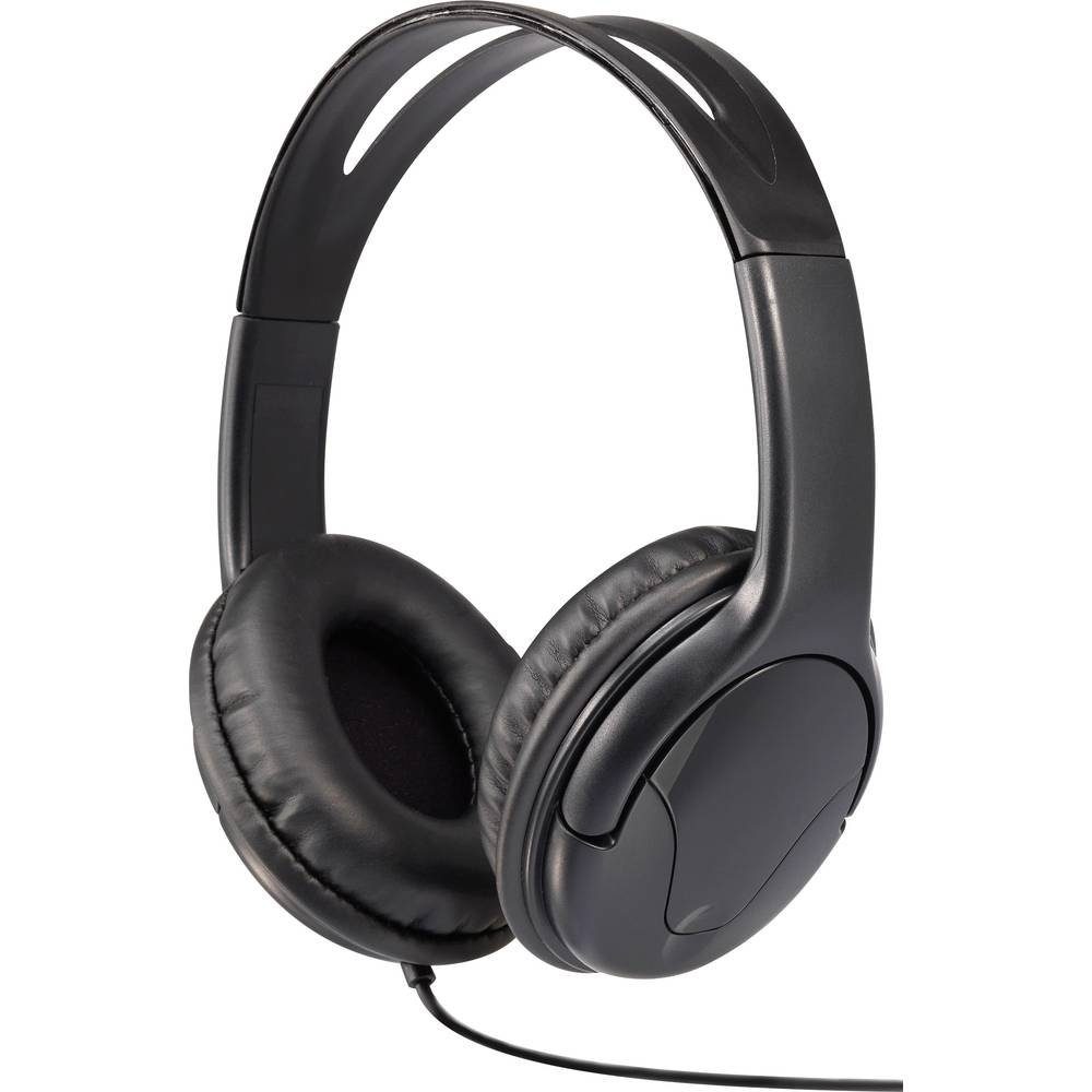 Renkforce »On Ear Kopfhörer HP-960s« Kopfhörer (Anschluss (Headset): 3.5 mm  Klinke · Frequenzbereich: 15 - 22.000 Hz · Gewicht: 170 g ·  Herstellerfarbe: Schwarz · Impedanz (Integer): 32 Ω · Kabellänge: 2.50