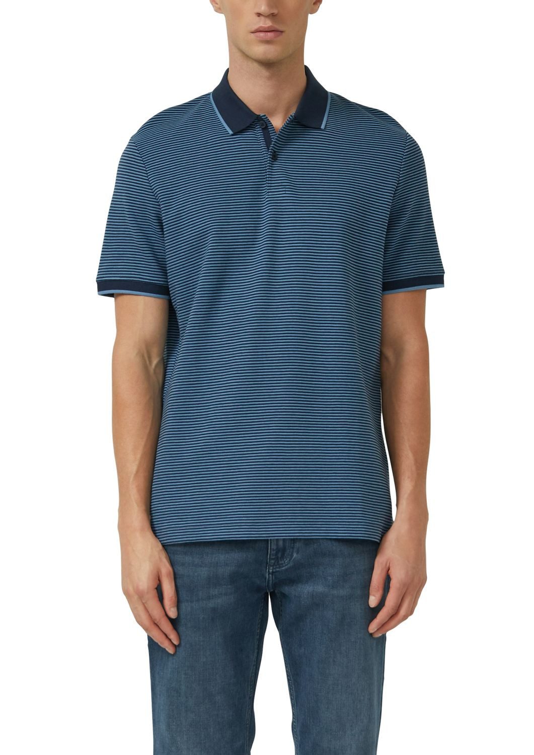 s.Oliver Poloshirt Poloshirt Kragen, Knopfleiste, Logo-Patch günstig online kaufen