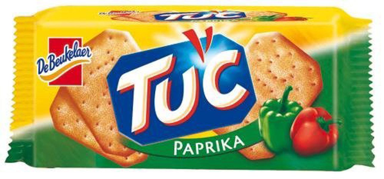 Tuc Knabberei, Tuc Cracker mit würzigem Paprika Geschmack ein Knabber Spaß 100g