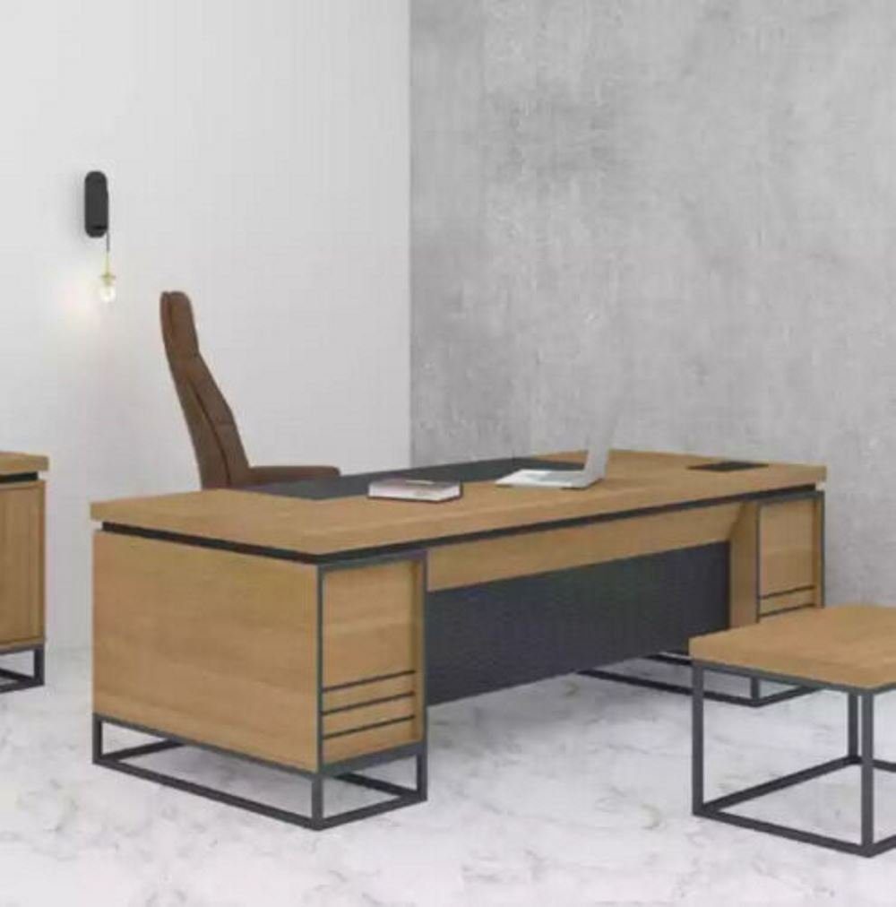 JVmoebel Schreibtisch Arbeitszimmer Holztisch Chefscheibtisch Luxus Computertisch (1-St), Made in Europa