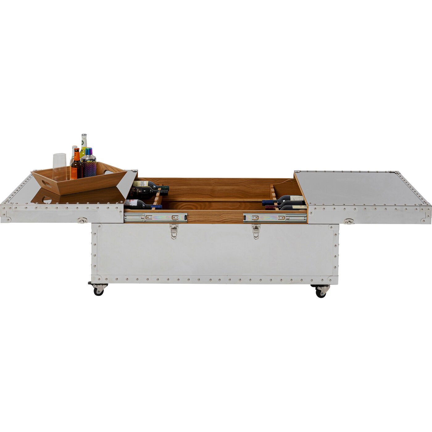 Kare Design Couchtisch Vegas, mit Stauraum, 120x75 cm