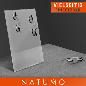 natumo Saugheber [2er Set] - mit 100kg Tragkraft - für verschiedene Oberflächen, -], 100kg Tragkraft