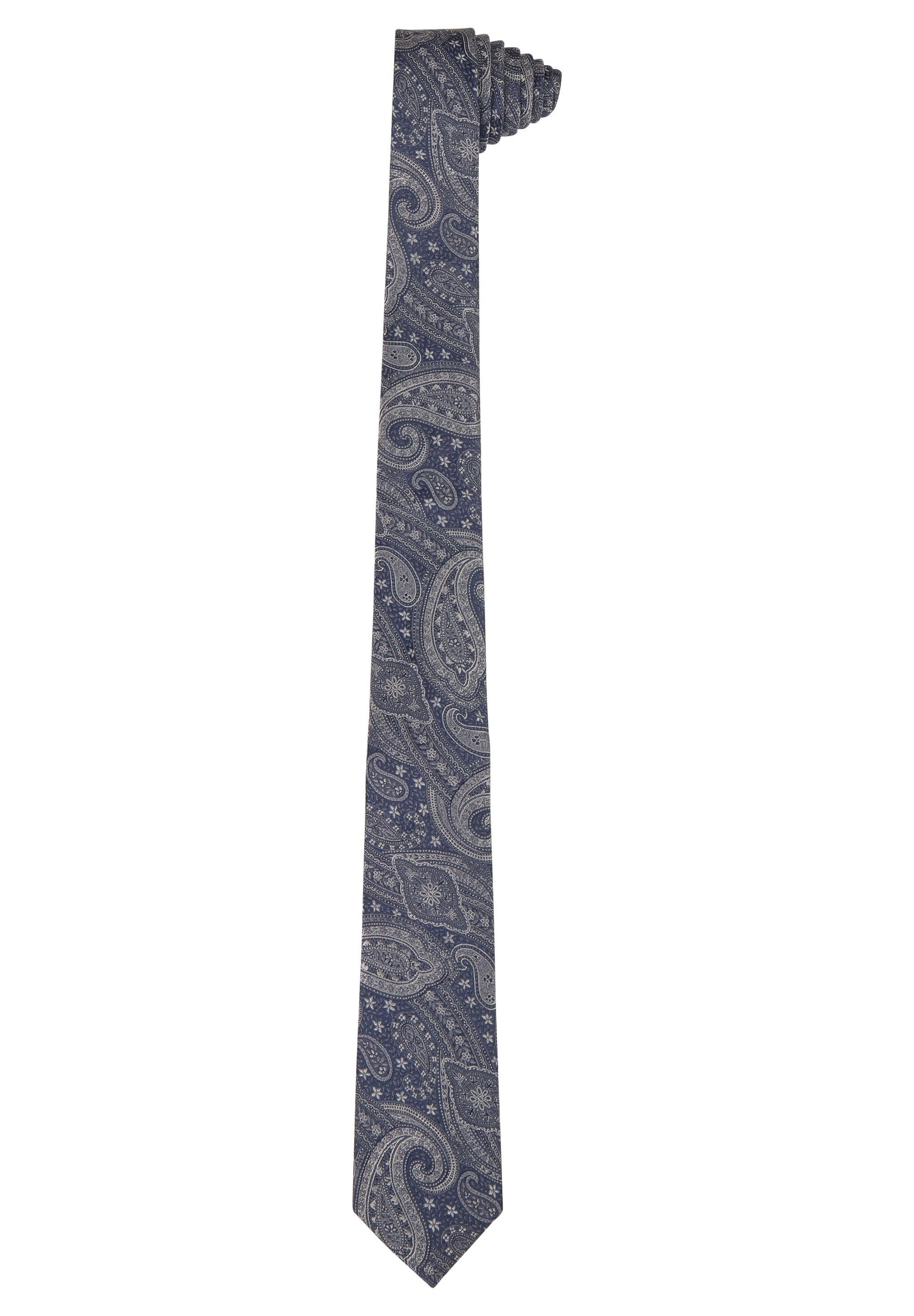 mit Krawatte PARIS HECHTER navy Paisley-Muster