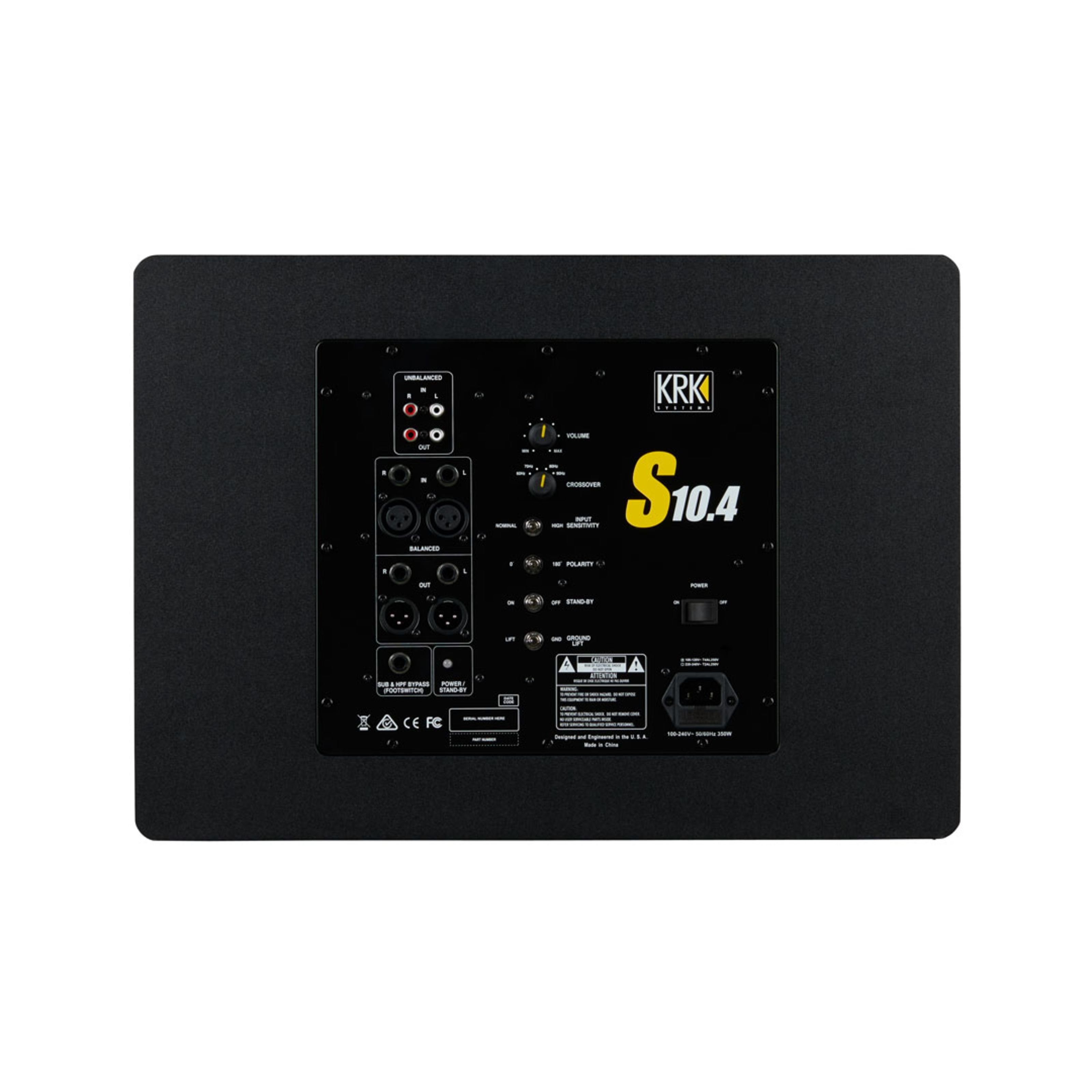 KRK Subwoofer (S10G4 - Studio Subwoofer)