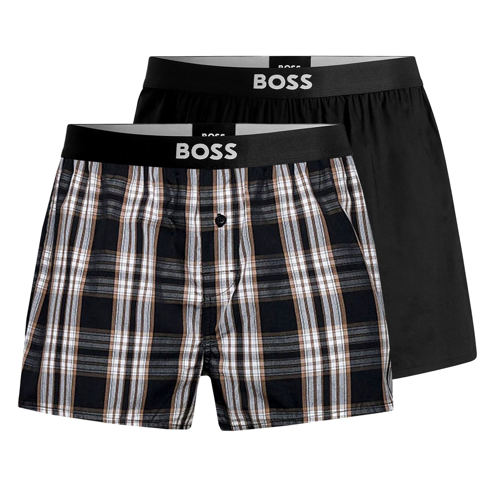 BOSS Boxershorts Boxer Shorts EW (2-St) mit Webgummibund günstig online kaufen