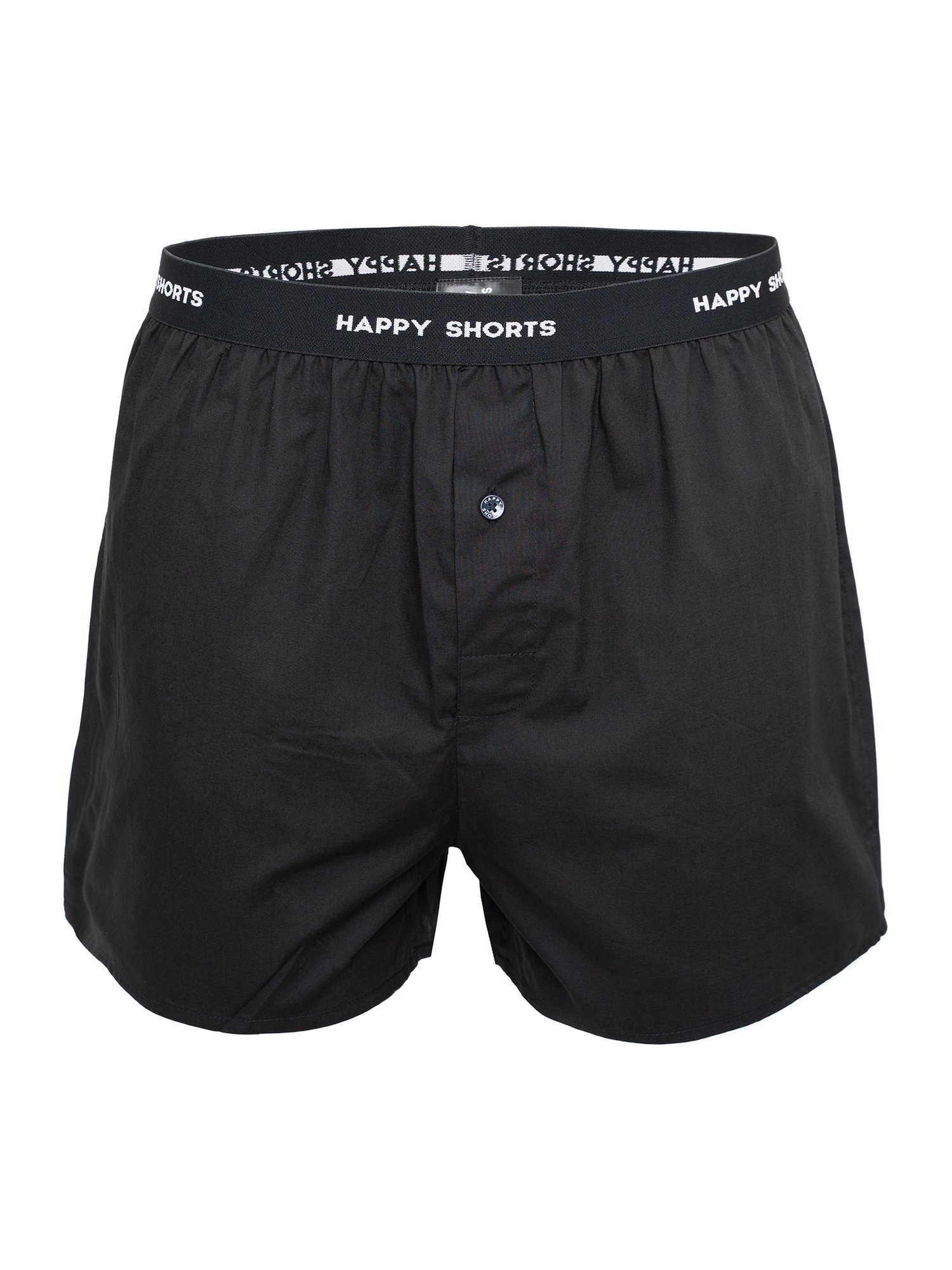 HAPPY SHORTS Boxer Mix Black (6-St) Möwe-Solid