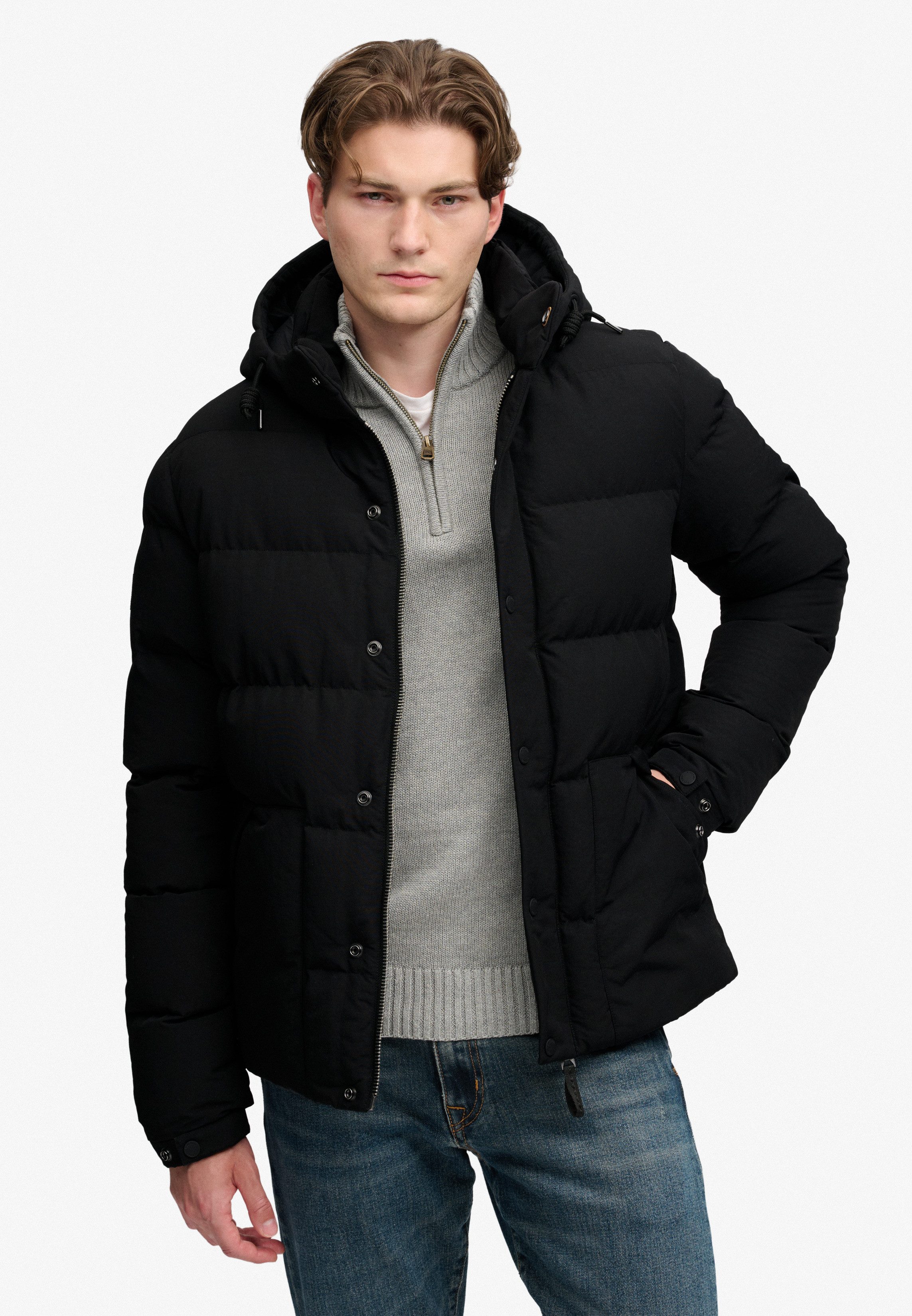 Superdry Steppjacke CLASSIC EVEREST PUFFER JKT Kunstfaser, relaxed fit – Bild 2 von 5