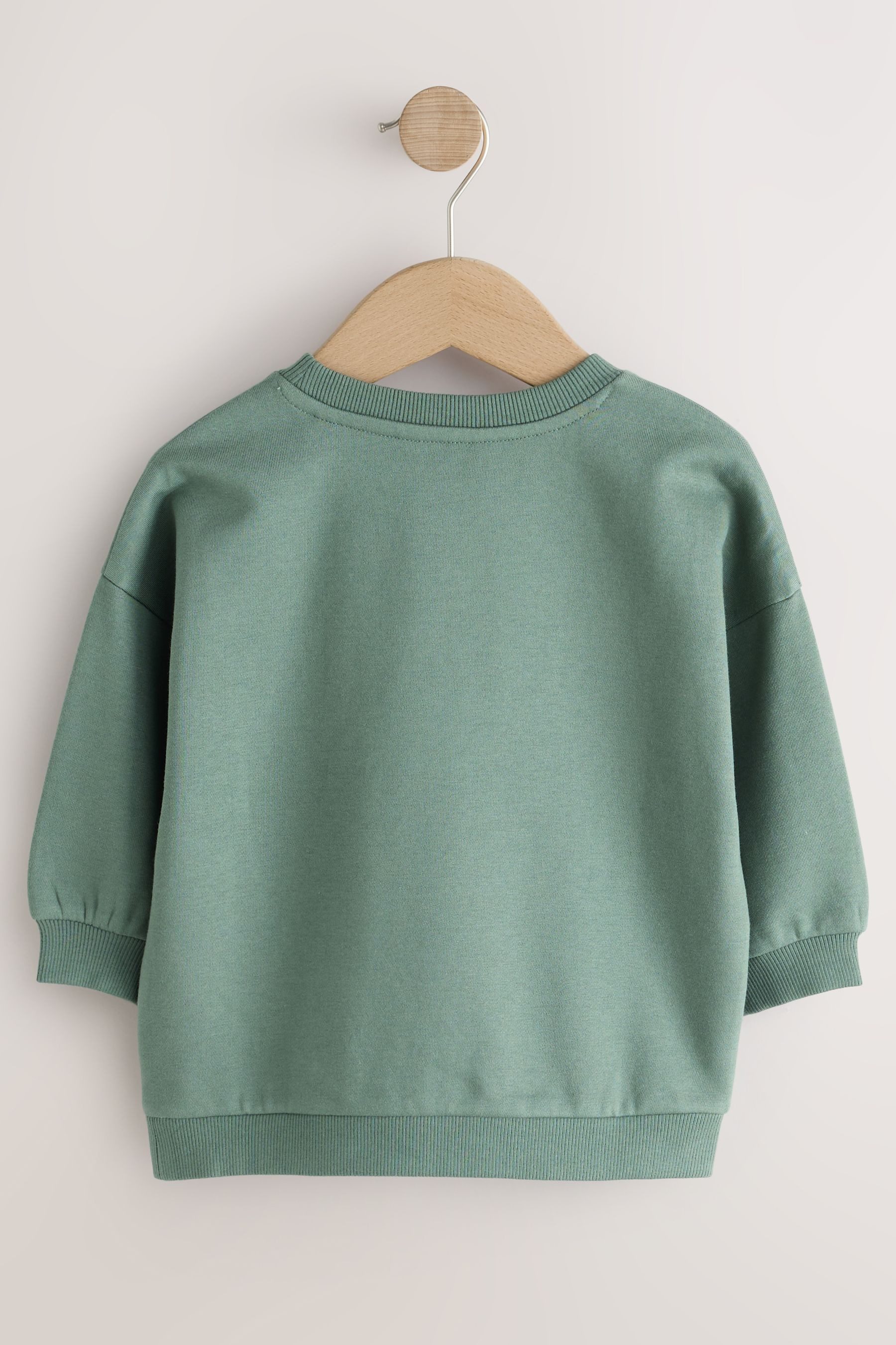 Next Sweater Rundhals-Sweatshirt mit Rücken-Print (1-tlg) – Bild 5 von 5