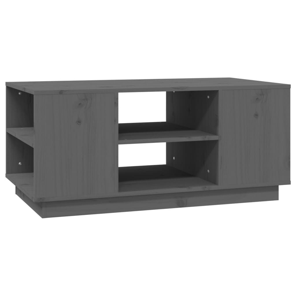 vidaXL Couchtisch Couchtisch Grau 90x49x40,5 cm günstig online kaufen