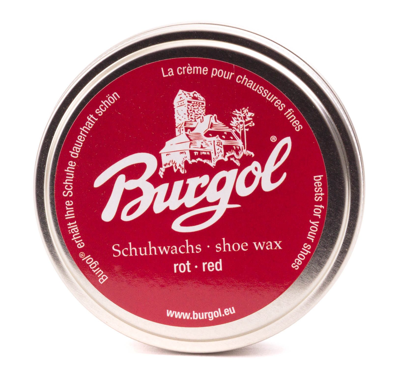 Burgol Burgol - Schuhpflegesets mit Schuhwachs - shoe wax 100 ml Blechdose Schuhcreme