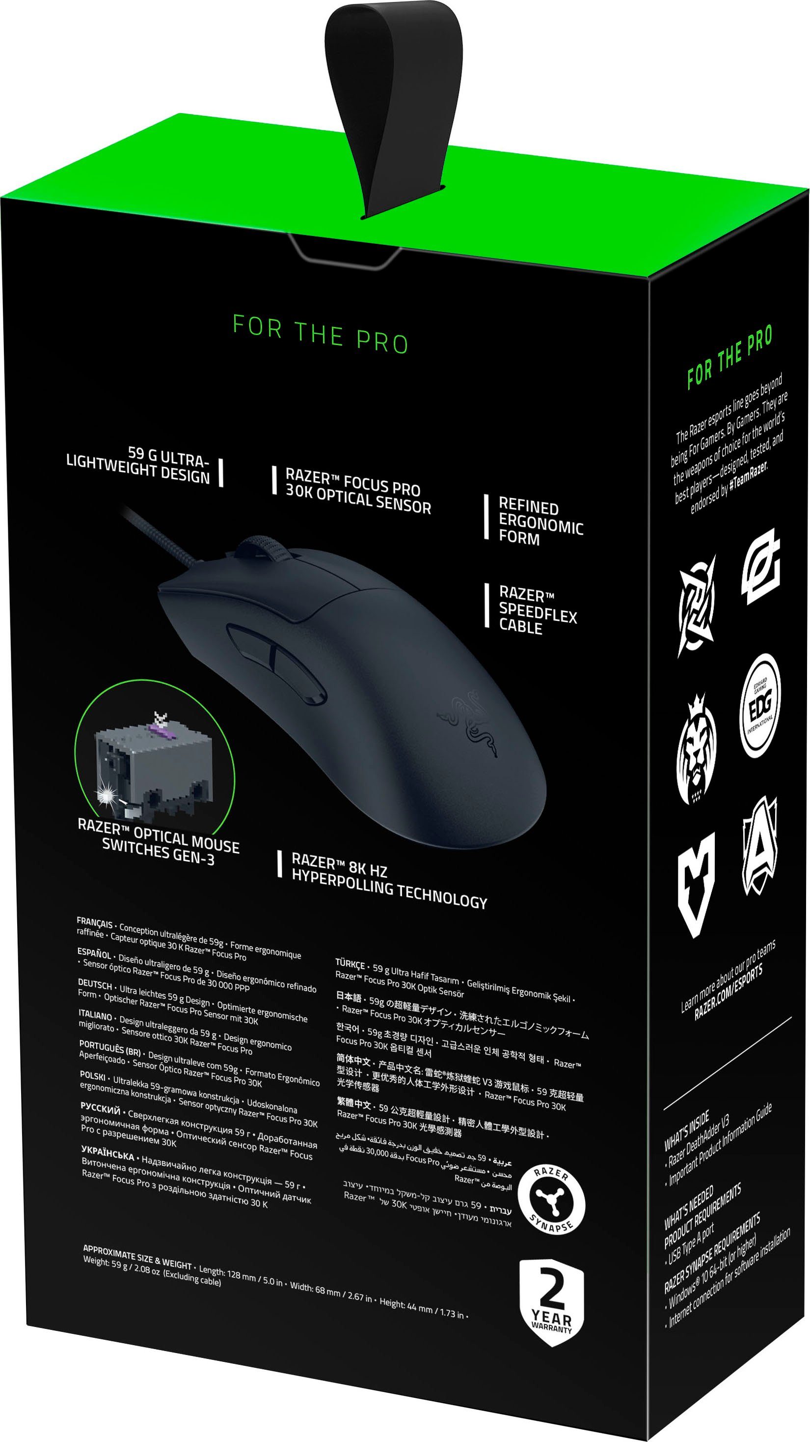 Gaming-Maus V3 RAZER (kabelgebunden) DeathAdder