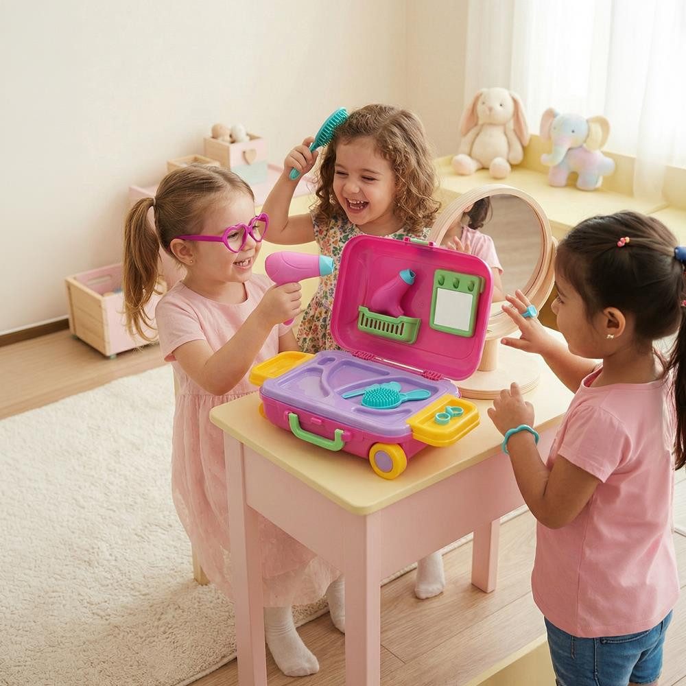 OGI MOGI TOYS Lernspielzeug Ogi Mogi Friseursalon Rollenspiel-Set – Kreatives Spiel für Kinder ab (1-St)