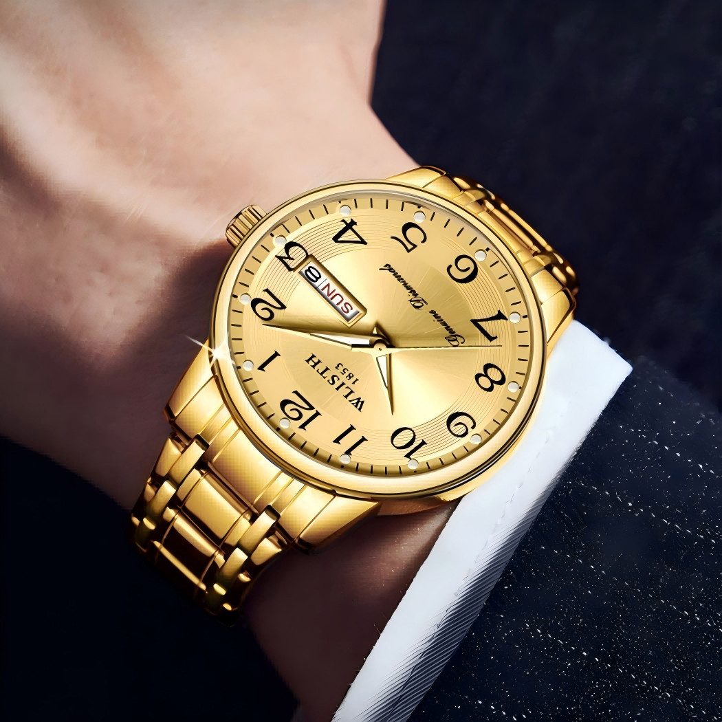 Forrlite Quarzuhr Quarzuhr, Multifunktionsuhr Armbanduhr Herrenuhr, (Edelst günstig online kaufen