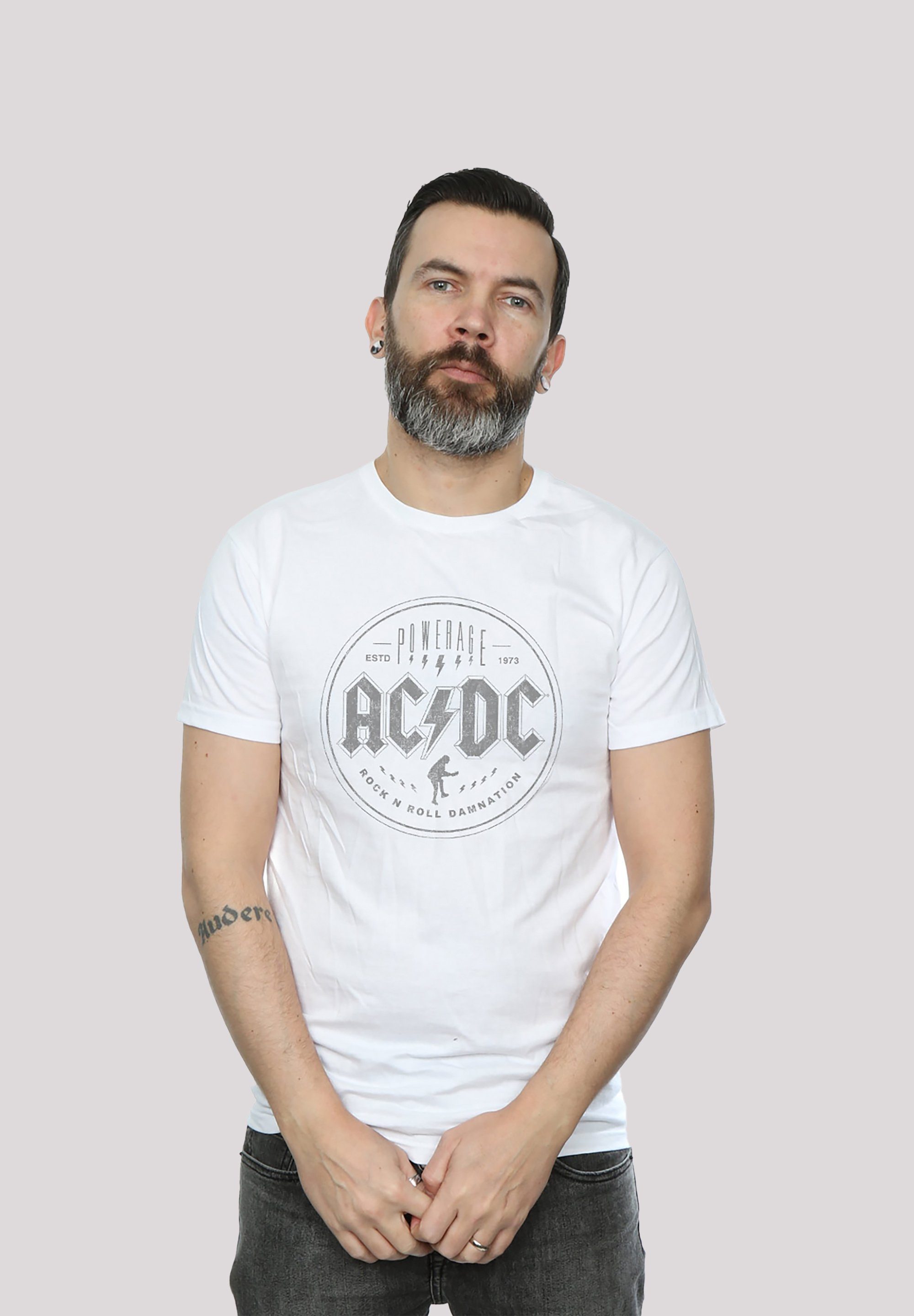 ACDC Damnation F4NT4STIC N Roll Herren Print für Kinder & Rock T-Shirt