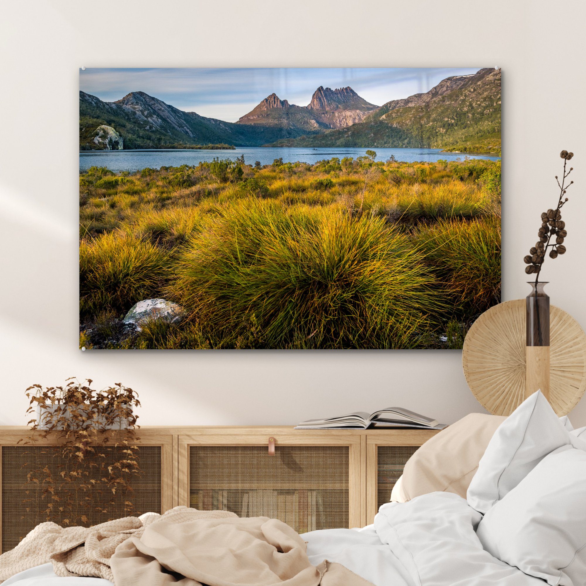 Acrylglasbild Cradle (1 Tasmanien-Nationalpark, Acrylglasbilder Schlafzimmer St), im Mountain Wohnzimmer & MuchoWow