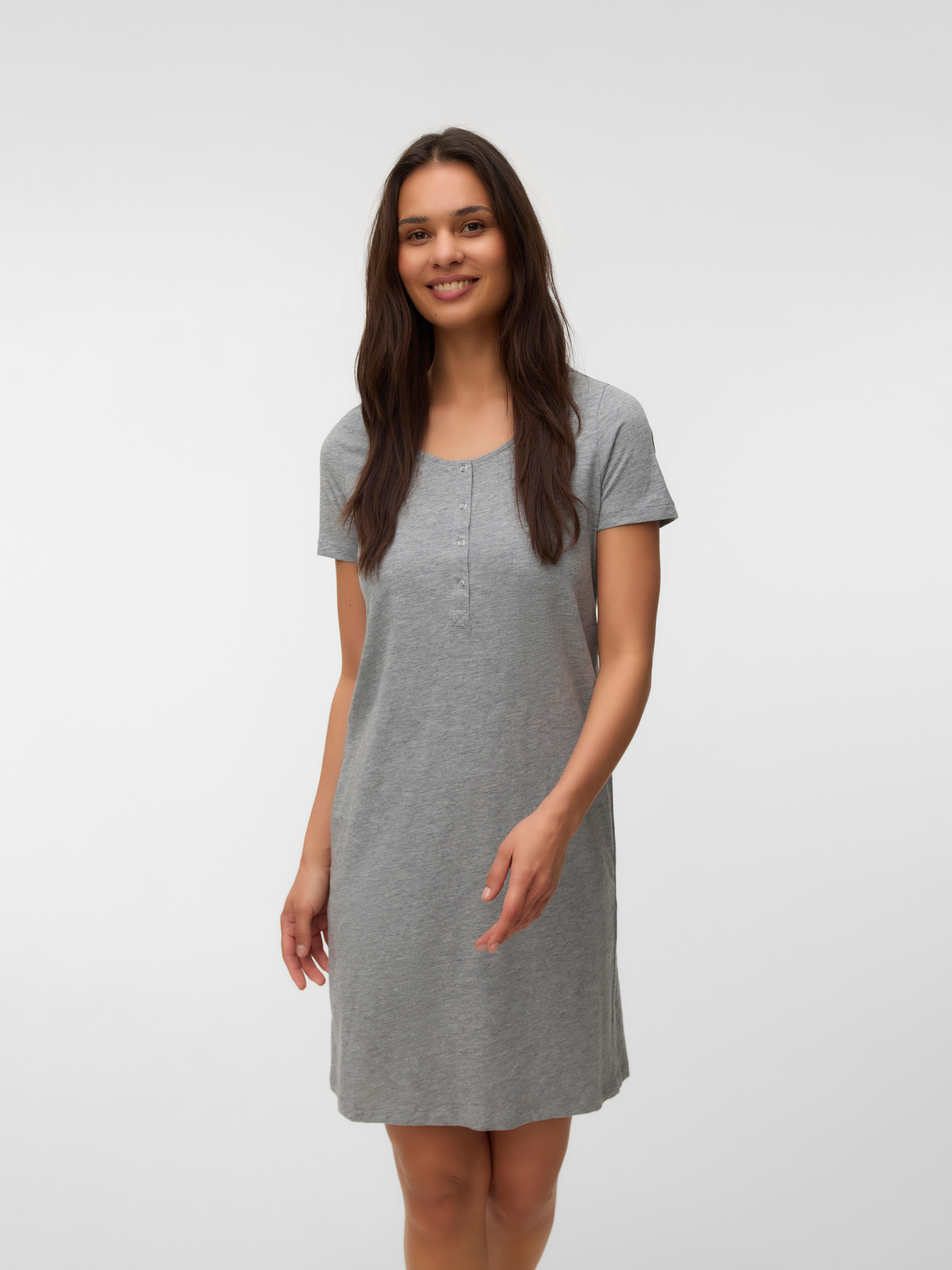 Mamalicious Umstandsnachthemd MLMIRA JRS NIGHTGOWN 2F 2-P NOOS (Packung, 2-tlg)