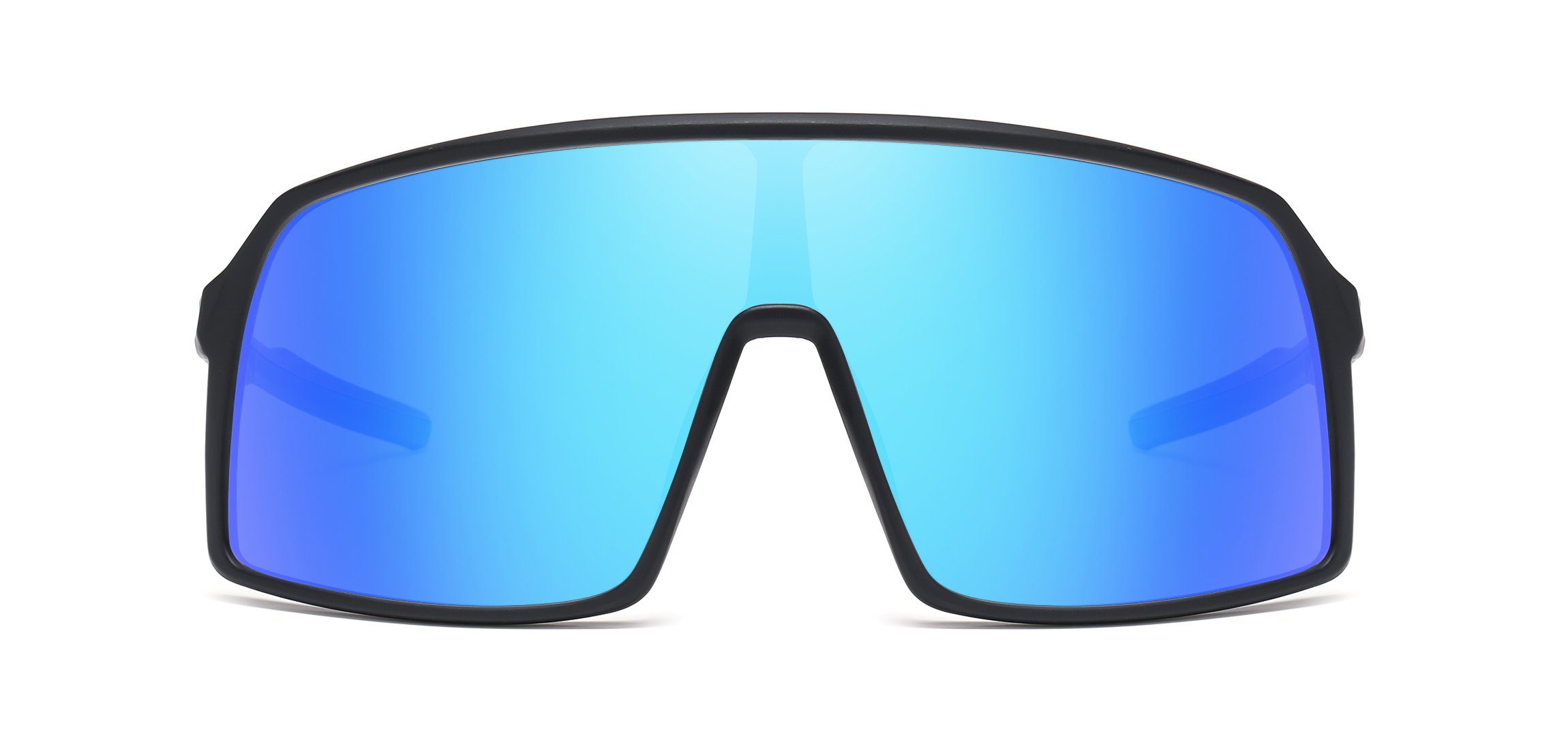 PACIEA polarisiert Fahrradbrille Sportbrille schwarzblau Fahrradbrille leicht Unisex Damen Herren