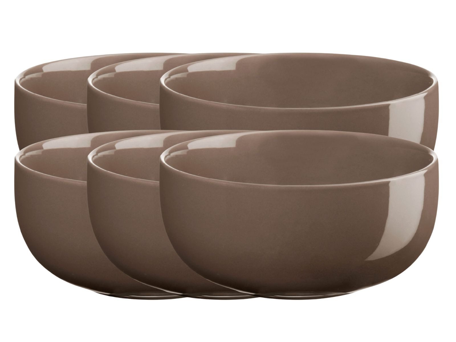 ASA SELECTION Schüssel coppa Schale kaori 13,5cm Set6, Porzellan, (Schüsseln & Schalen)