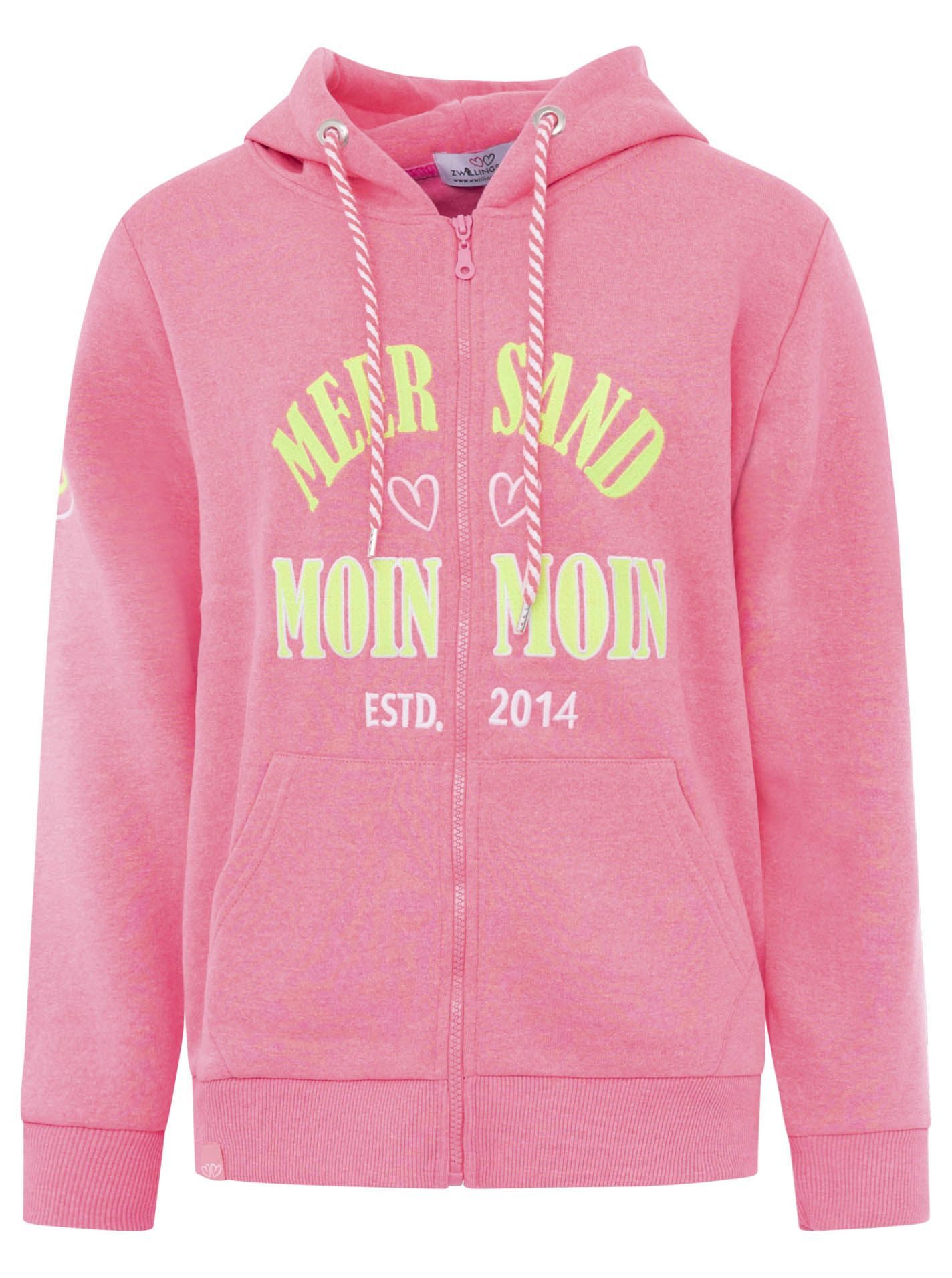 Zwillingsherz Kapuzensweatjacke "Moin Moin" günstig online kaufen