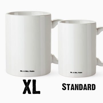 Mr. & Mrs. Panda Tasse Individuell - Weiß - Geschenk, XL Becher, Jumbo Tasse, XL Teetasse, s, XL Tasse Keramik