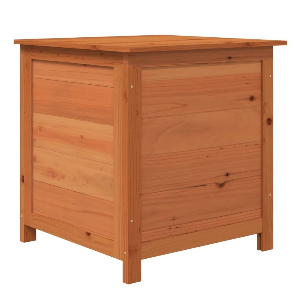 furnicato Gartenbox Outdoor-Kissenbox Braun 50x50x56 cm Tanne Massivholz