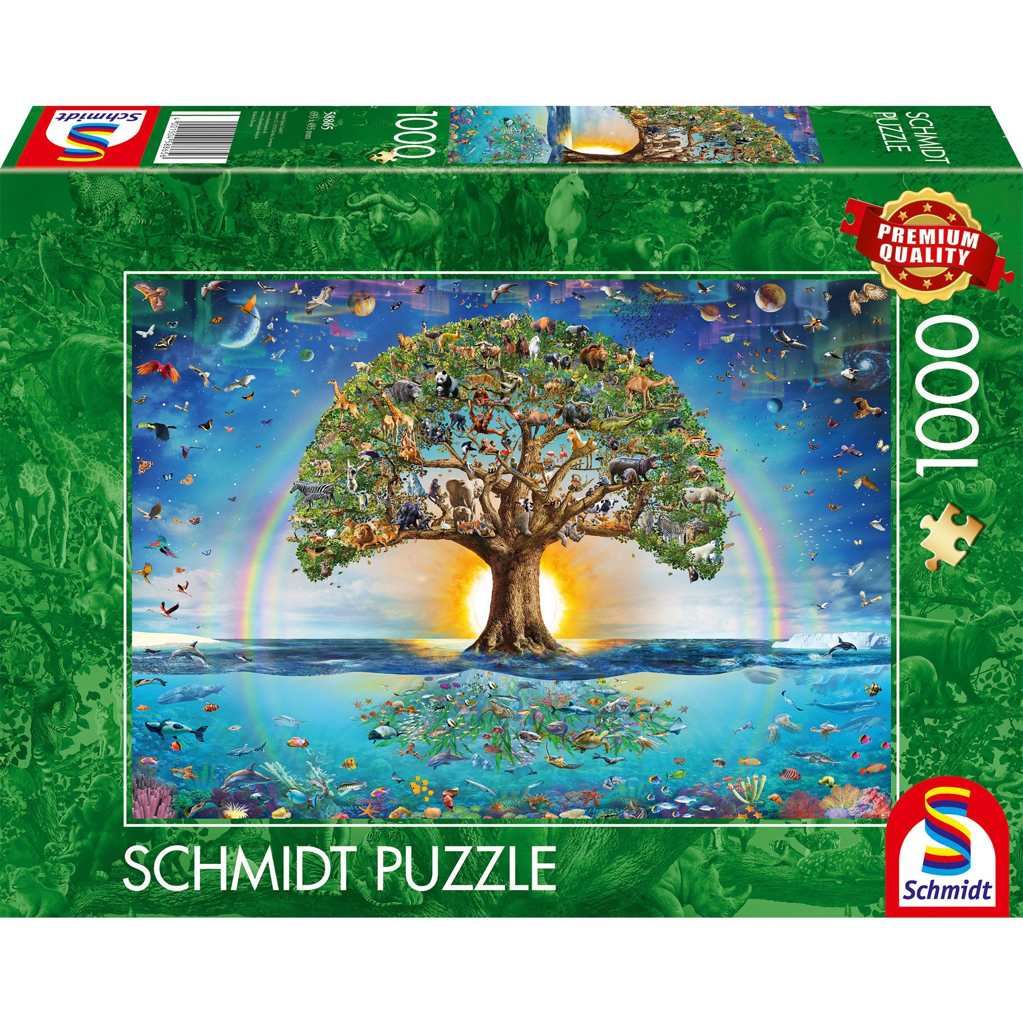 Schmidt Spiele Puzzle Schmidt Spiele Die Magie des Lebensbaums, Puzzle, 1000 Puzzleteile