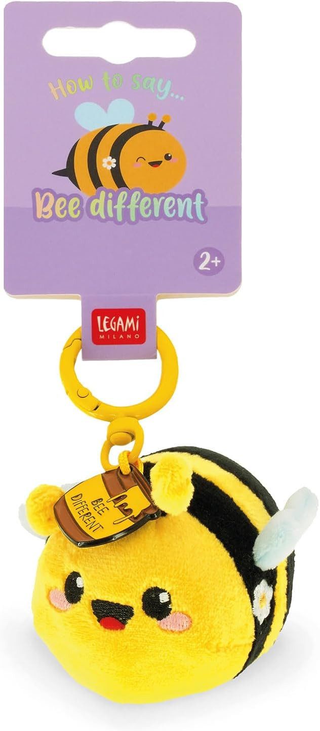 Legami Schlüsselanhänger Legami - Schlüsselanhänger Bee, Gravur und Karabinerhaken aus Zink