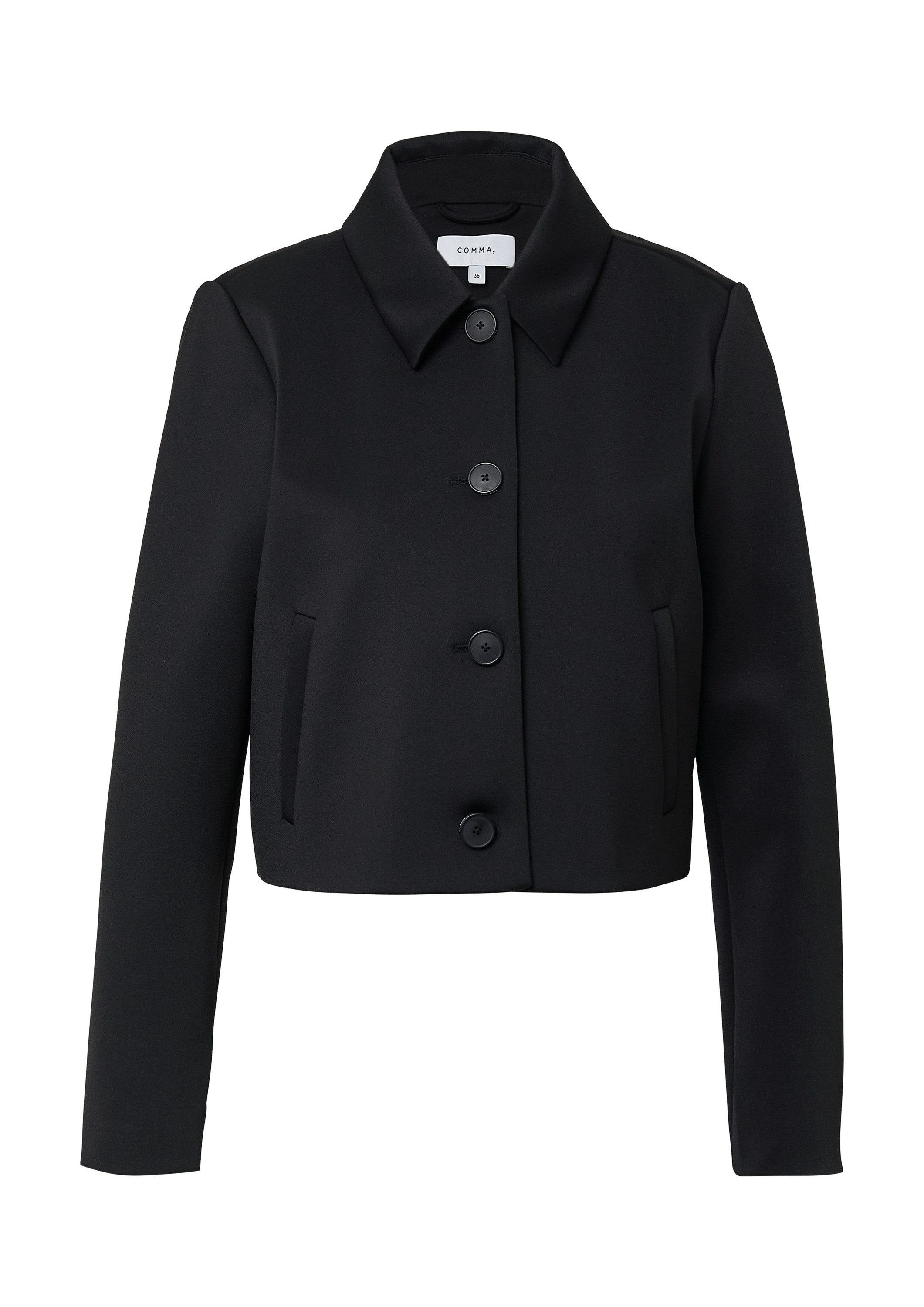 comma Jackenblazer Indoor-Jacke Scuba-Jacke im Boxy Fit günstig online kaufen