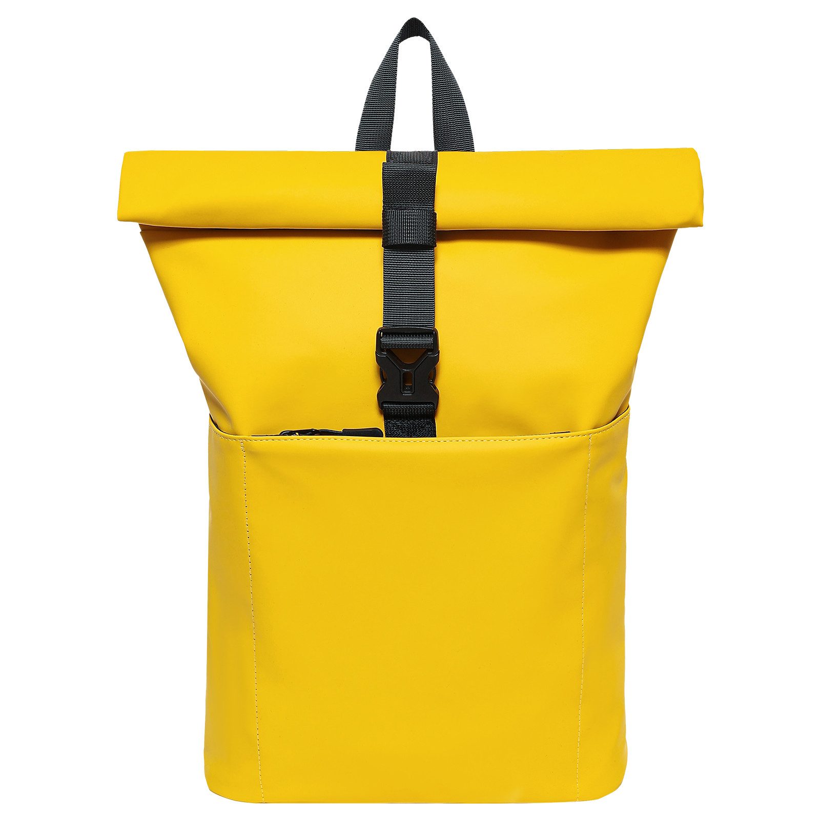 EAAKIE Rucksack RollTop Rucksack Freizeitrucksack Herren Damen Wasserabweisend, spritzwassergeschütztes Polyester und wasserabweisende Reißverschlüsse