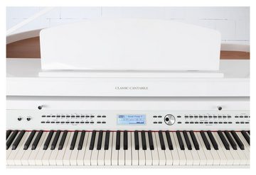 Classic Cantabile Digitalpiano GP-A 810 Digitalflügel Grand Piano 88 Tasten mit Hammermechanik, Layer-, Split- und Twinova-Piano-Funktion, Bluetooth, USB MIDI