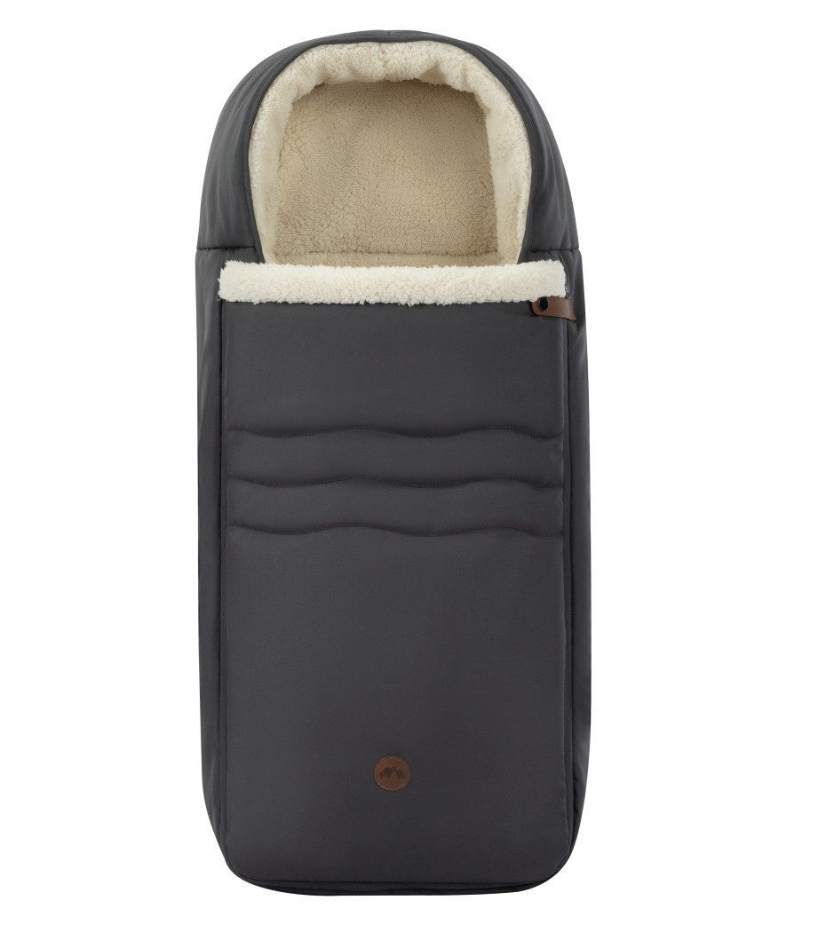 Bebeconfort Fußsack BBC FOOTMUFF MINERAL GRAPHITE*5, Kuschelweich  Universelle Passform  Stylische Details