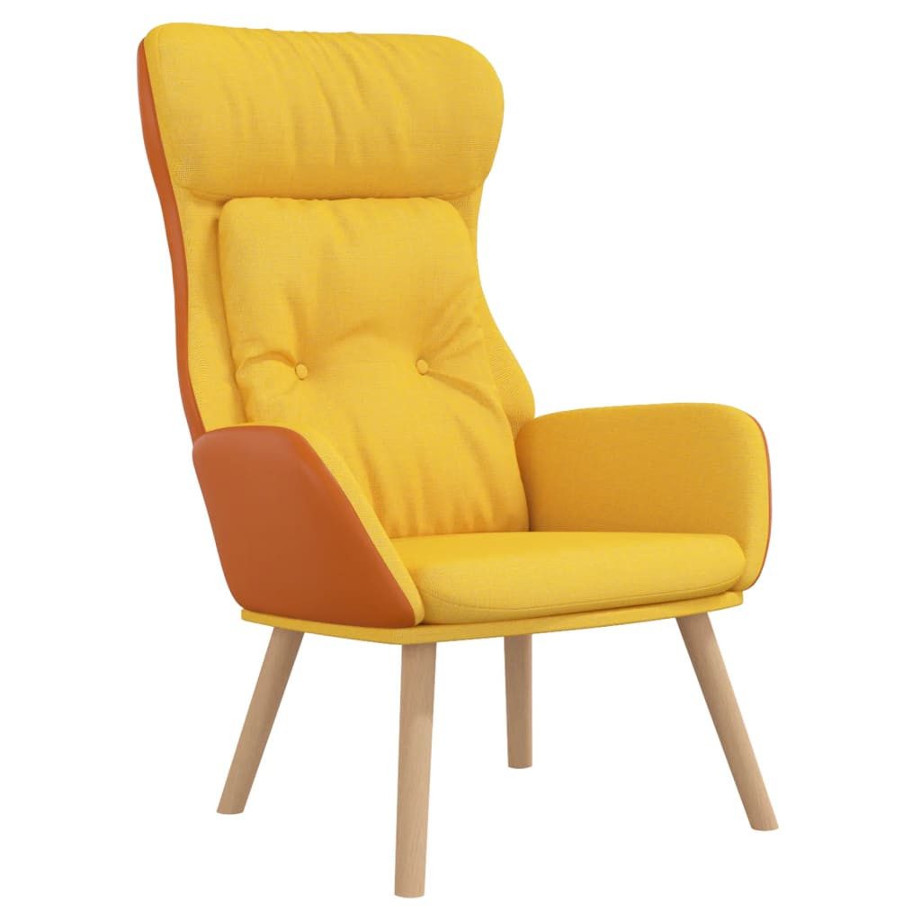 vidaXL Sessel Relaxsessel Senfgelb Stoff und günstig online kaufen
