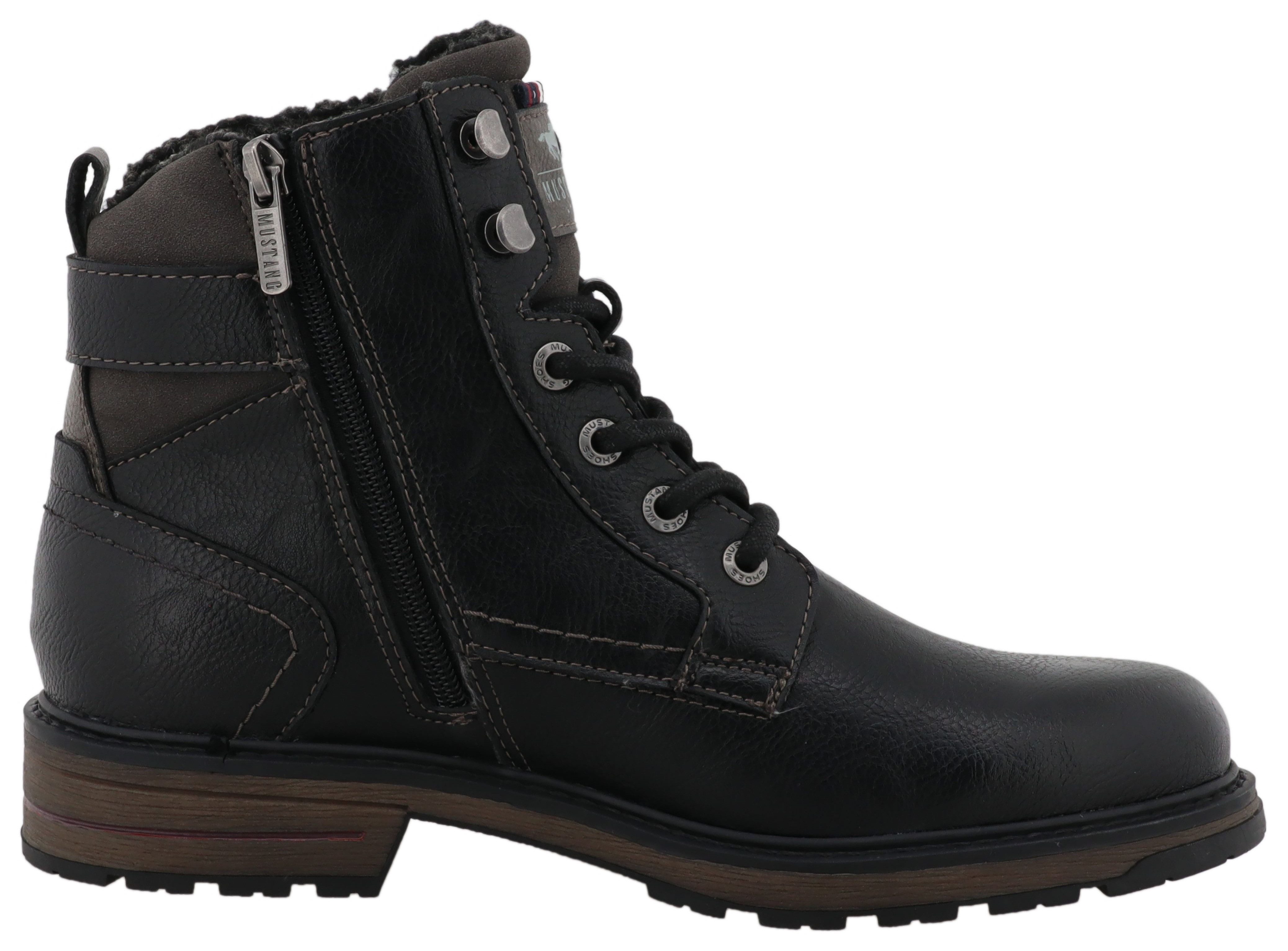 Mustang Shoes Marian Winterstiefelette Stiefelette, Boots mit praktischem Innenreißverschluss