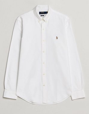 Ralph Lauren Langarmhemd POLO RALPH LAUREN Oxford Stretch Slim Fit Shirt Hemd White Heritage Co