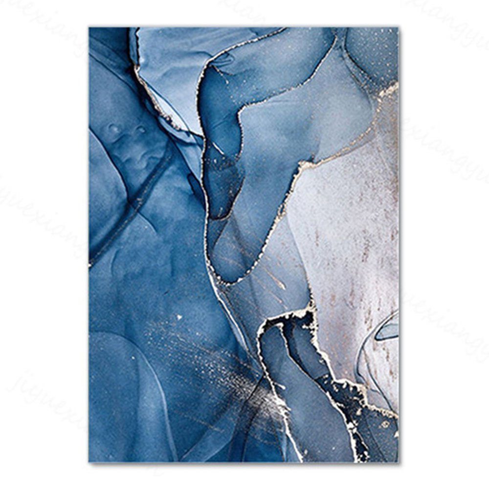 Dekorative Geometrische Wand St), Modern Kunstdruck ungerahmte Minimalistisch, Abstrakte Set, 3er Bilder, Leinwandbilder Wandkunst, (3 Kunst