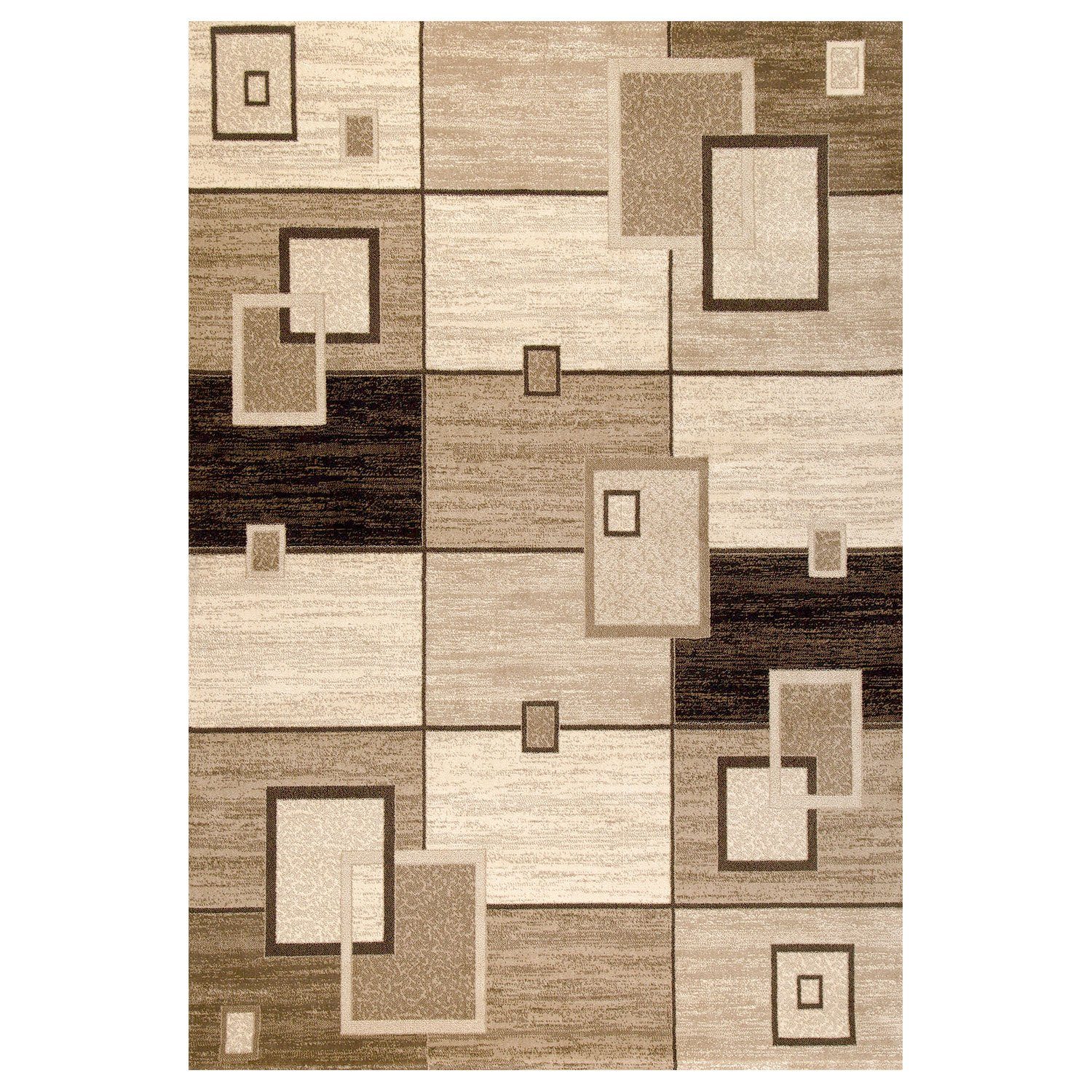 Vimoda Designteppich Teppich Wohnzimmer kurzflor, Rechteckig, günstig online kaufen