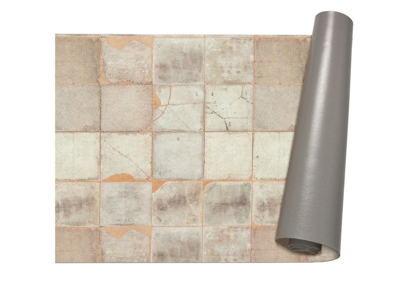 ANRO Küchenläufer abwaschbar Ethno LADY Läufer pflegeleicht Küchenteppich, Rechteckig, Höhe: 3 mm, robust schmutzabweisend 67x100cm Ethno Beige robust