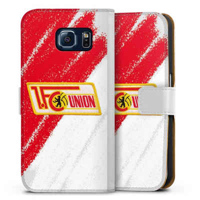 DeinDesign Handyhülle Offizielles Lizenzprodukt 1. FC Union Berlin Logo, Samsung Galaxy S6 Hülle Handy Flip Case Wallet Cover Handytasche Leder