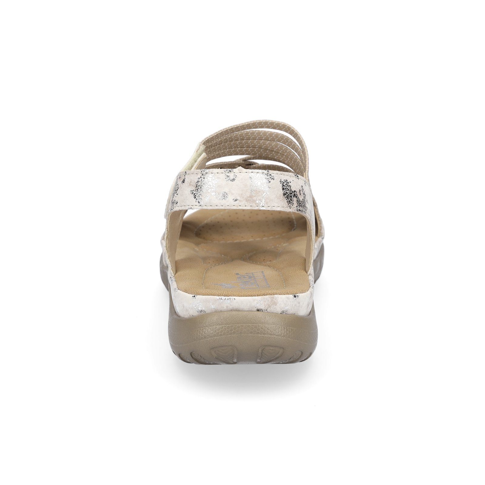 Rieker Rieker beige metallic Sandale Sandale Trekking Damen