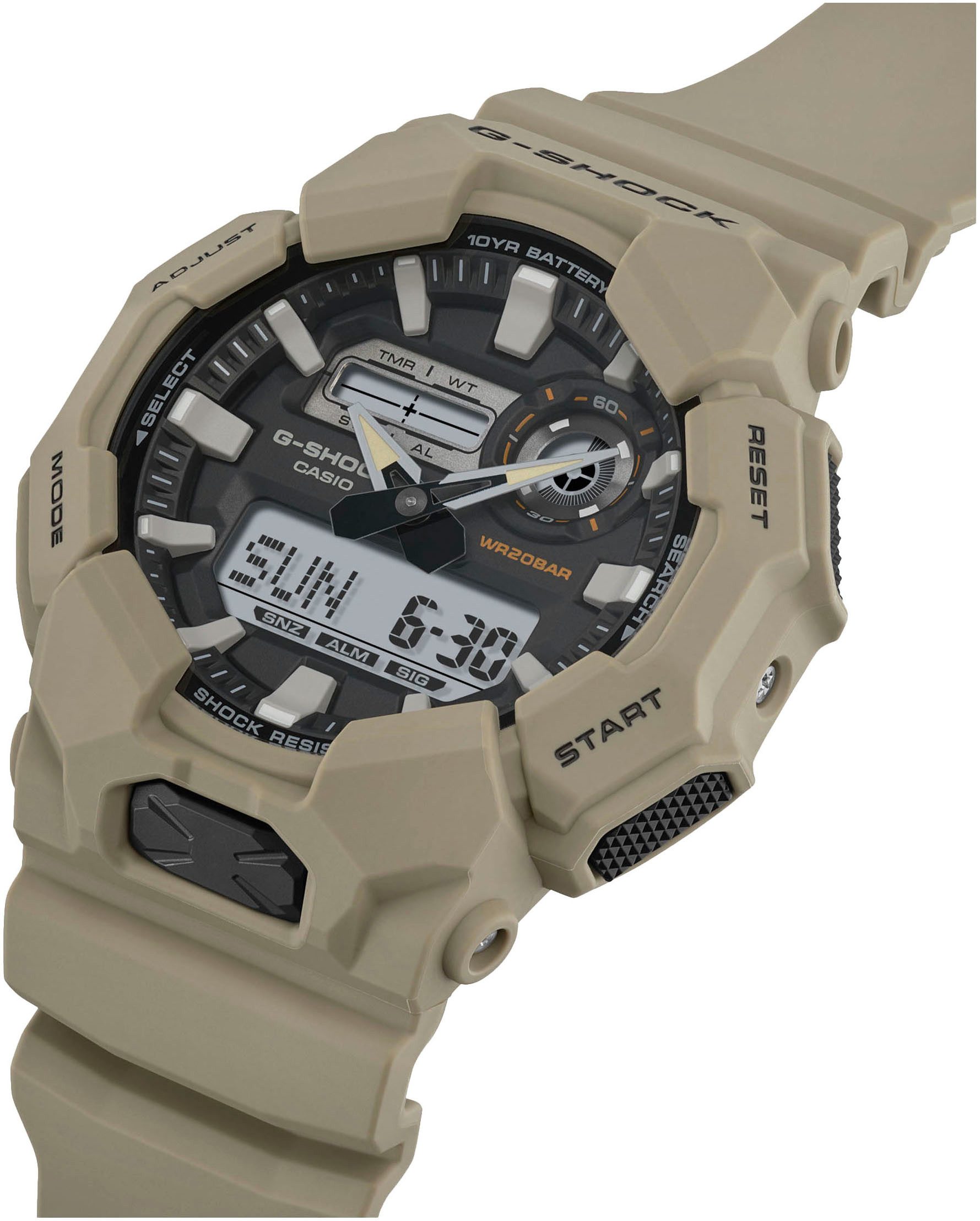 CASIO G-SHOCK Chronograph GA-010-5AER, Quarzuhr, Armbanduhr,Herrenuhr, digi günstig online kaufen