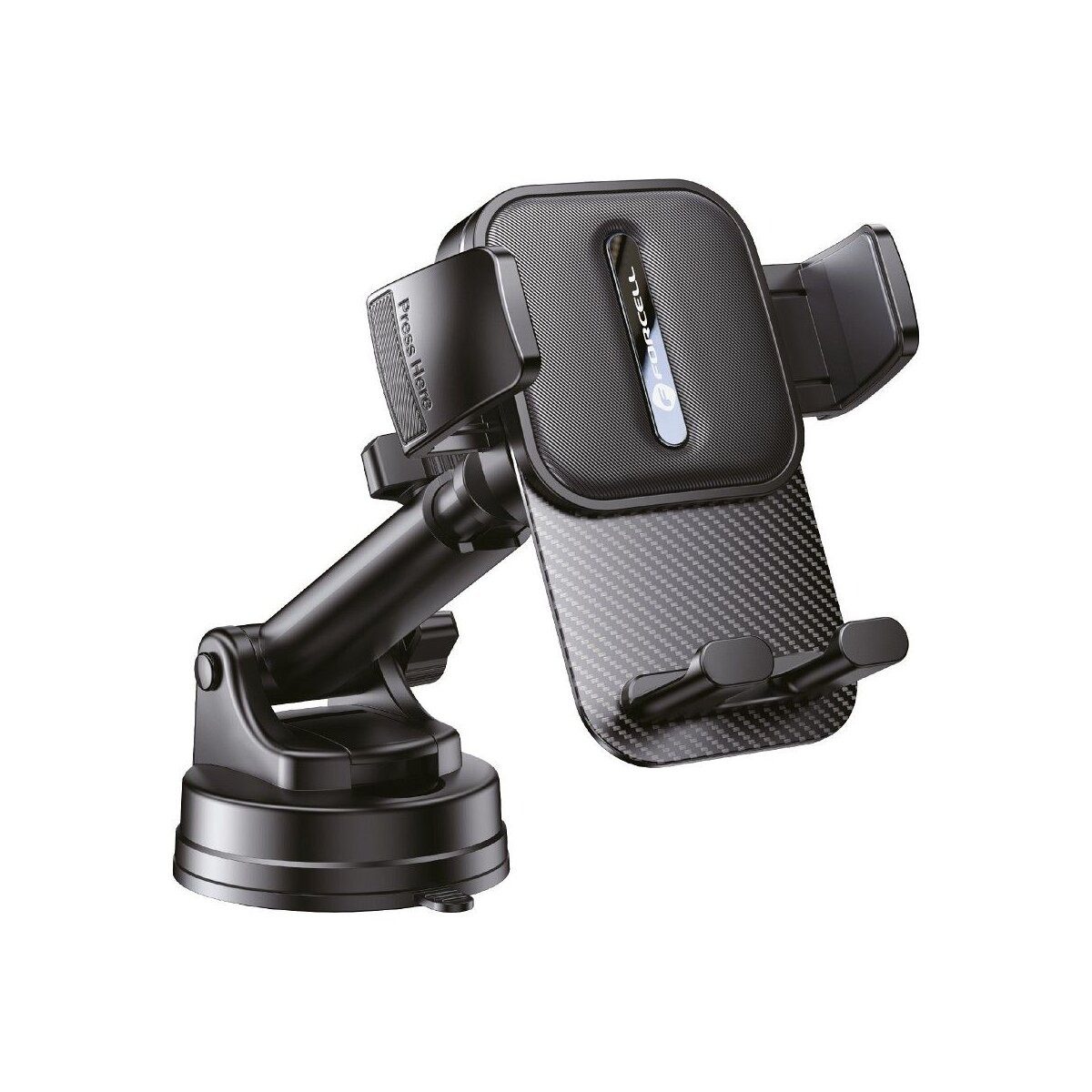 Forcell Handy-Halterung FORCELL Auto Handyhalter Guardian Saugnapfhalter schwarz, (1-tlg)