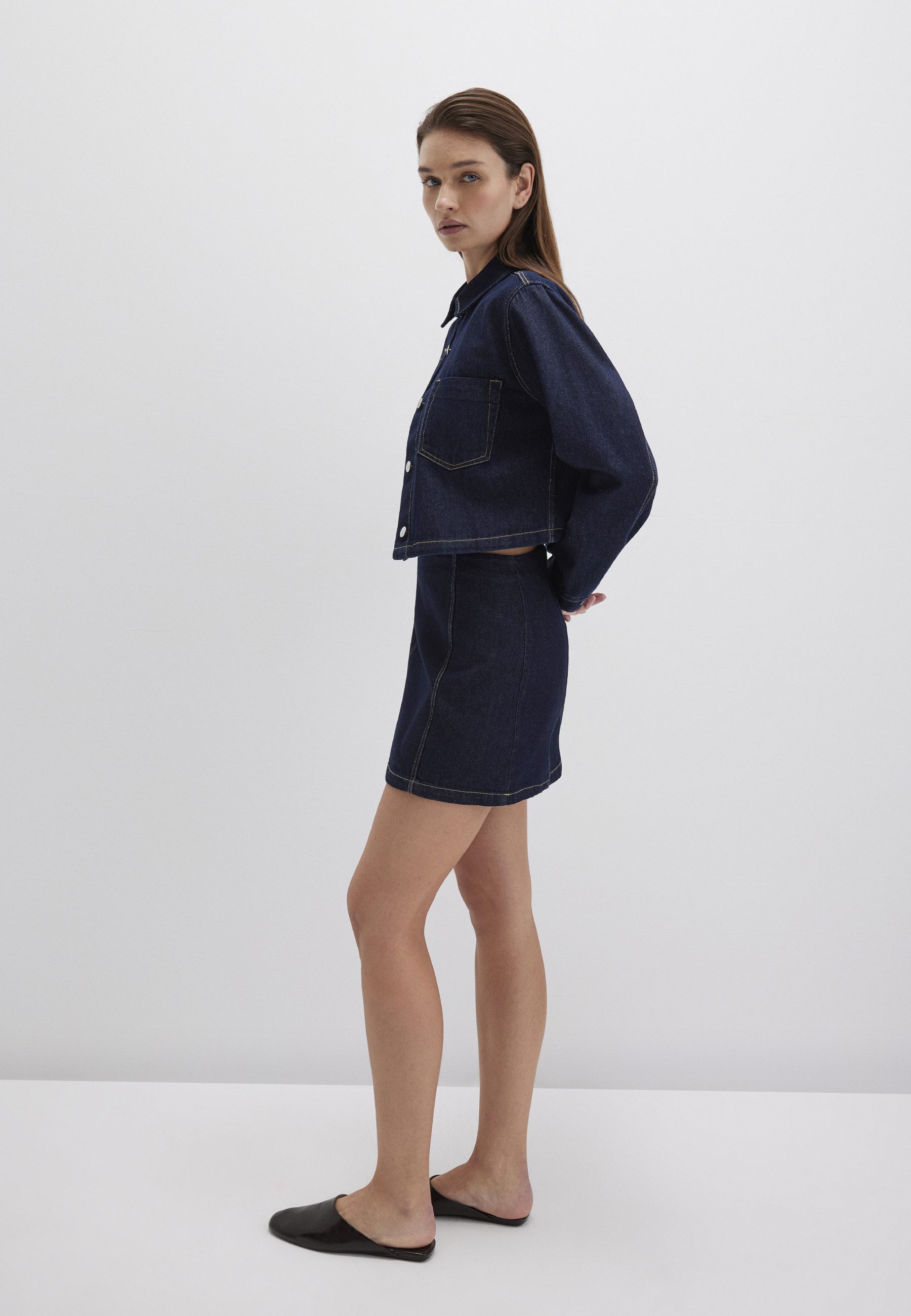 Mavi Jeansbluse LONG SLEEVE SHIRT Overshirt Denim günstig online kaufen