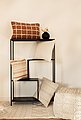 LaLe Living Pouf »Sitzhocker Doku aus Baumwolle in Elfenbeinweiß, 40 x 40 cm Boho Stil«, Bild 6
