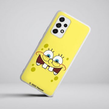 DeinDesign Handyhülle Spongebob Schwammkopf Offizielles Lizenzprodukt Kindheit, Samsung Galaxy A53 5G Silikon Hülle Bumper Case Handy Schutzhülle