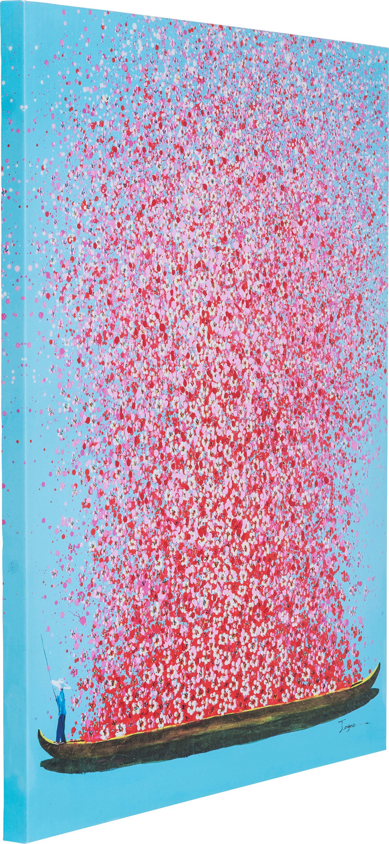 Kare Design Leinwandbild Flower Boat, verschiedene Farben und Größen